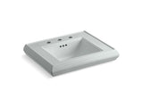 KOHLER K-2239-8 Memoirs Pedestal/console table bathroom sink basin with 8" widespread faucet holes