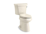 KOHLER 76301-RA-47 Highline Comfort Height Two-Piece Elongated 1.28 Gpf Chair Height Toilet With Right-Hand Trip Lever in Almond