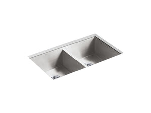 KOHLER K-3820 Vault 32" undermount double-bowl kitchen sink