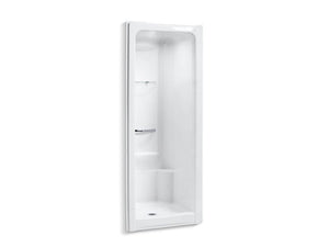 KOHLER 1689-0 Sonata 36" X 36-1/2" X 90" Center Drain Shower Stall With Integral High-Dome Ceiling, Requires Grab Bar in White