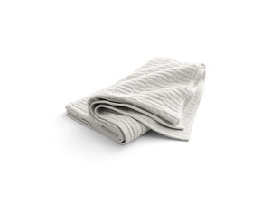 KOHLER 31507-TA-0 Turkish Bath Linens Bath Towel With Tatami Weave, 30" X 58" in White