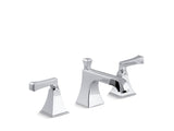 KOHLER K-454-4V Memoirs Stately Widespread bathroom sink faucet with Deco lever handles