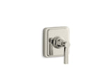 KOHLER K-T13174-4B Pinstripe Valve trim with lever handle for volume control valve, requires valve