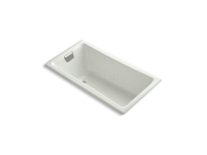 KOHLER K-852-GNY-NY Tea-for-Two 60" x 36" drop-in BubbleMassage air bath with Dune airjet finish finish