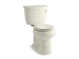 KOHLER 3851-UR-96 Cimarron Comfort Height Two-Piece Round-Front 1.28 Gpf Chair Height Toilet With Right-Hand Trip Lever, Insulated Tank And 10" Rough-In in Biscuit