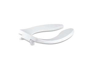 KOHLER K-4666-CA Lustra Commercial elongated toilet seat with antimicrobial agent and check hinge