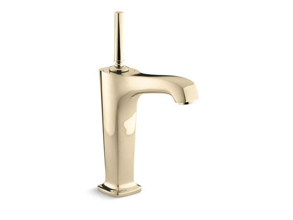 KOHLER 16231-4-AF Margaux Tall Single-Hole Bathroom Sink Faucet With 6-3/8