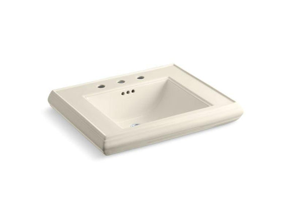 KOHLER K-2259-8-47 Memoirs pedestal/console table bathroom sink basin with 8