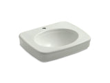 KOHLER K-2340-1-NY Bancroft pedestal bathroom sink basin with single faucet hole