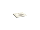 KOHLER K-2791-1-G81 Ceramic/Impressions 25" oval vanity-top bathroom sink with single faucet hole