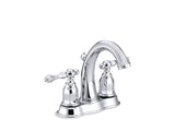 KOHLER K-13490-4 Kelston Centerset bathroom sink faucet