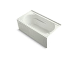 KOHLER 1357-GHRA-NY Devonshire 60" X 32" Heated Bubblemassage Air Bath, Alcove, Right Drain in Dune