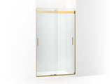KOHLER K-706375-L Levity Sliding shower door, 78" H x 44-5/8 - 47-5/8" W, with 5/16" thick Crystal Clear glass
