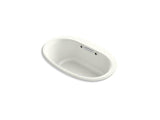 KOHLER K-5714-GW-NY Underscore Oval 60" x 36" drop-in BubbleMassage(TM) Air Bath with Bask heated surface
