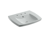 KOHLER K-2381-8-95 Kelston Drop-in bathroom sink with 8" widespread faucet holes