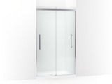 KOHLER 706534-8D3-SHP Prim Frameless Sliding Shower Door in Crystal Clear glass with Bright Polished Silver frame