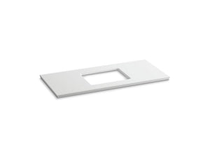 KOHLER K-5458 Solid/Expressions 49" vanity top with single Verticyl rectangular cutout