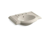 KOHLER K-2295-8-G9 Devonshire Bathroom sink with 8" widespread faucet holes