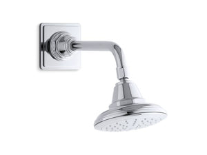 KOHLER K-45417-G Pinstripe 1.75 gpm single-function showerhead with Katalyst air-induction technology
