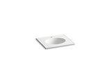 KOHLER K-2791-1 Ceramic/Impressions 25" oval vanity-top bathroom sink with single faucet hole