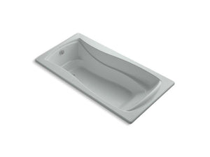 KOHLER K-1257-VBW-95 Mariposa 72" x 36" drop-in VibrAcoustic bath with Bask heated surface and reversible drain
