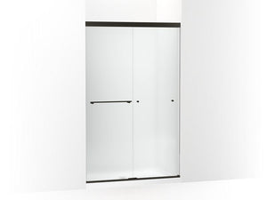 KOHLER K-707106-D3 Revel Sliding shower door, 76" H x 44-5/8 - 47-5/8" W, with 5/16" thick Frosted glass