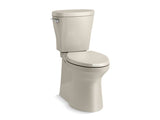 KOHLER 20198-G9 Betello Comfort Height Two-Piece Elongated 1.28 Gpf Chair Height Toilet With Continuousclean Technology in Sandbar