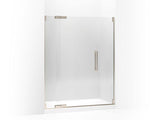 KOHLER 705717-L-ABV Purist Pivot Shower Door, 72-1/4" H X 57-1/4 - 59-3/4" W, With 1/2" Thick Crystal Clear Glass in Anodized Brushed Bronze