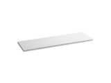 KOHLER 5442-S33 Solid/Expressions 73" Vanity Top Without Cutout in White Expressions