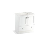 KOHLER K-99529-TK-1WA Poplin 30" bathroom vanity cabinet with toe kick, 2 doors and 1 drawer