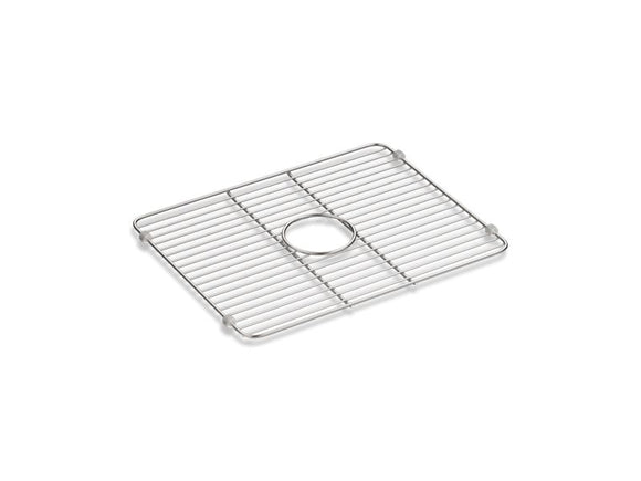 KOHLER K-5137 Iron/Tones Stainless steel large sink rack, 18-1/4