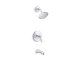 KOHLER TS5318-4G-CP Refinia Rite-Temp Bath And Shower Trim With 1.75 Gpm Showerhead in Polished Chrome