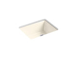KOHLER K-5872-5UA1-47 Riverby 25" x 22" x 9-5/8" Undermount single-bowl kitchen sink with rack