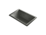 KOHLER K-1849-H2-58 Underscore Rectangle 60" x 36" drop-in whirlpool with heater without jet trim
