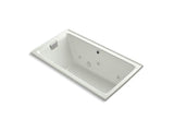 KOHLER K-856-LH-NY Tea-for-Two 66" x 36" alcove whirlpool with left-hand drain and heater without trim