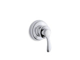 KOHLER T12189-4-CP Fairfax Valve Trim For Transfer Valve With Lever Handle, Requires Valve in Polished Chrome