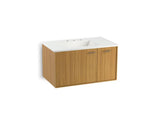 KOHLER K-99543-R-1WN Jute 36" wall-hung bathroom vanity cabinet with 1 door and 1 drawer on right