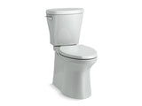 KOHLER 20197-95 Betello Comfort Height Two-Piece Elongated 1.28 Gpf Chair Height Toilet in Ice Grey