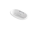 KOHLER K-5714-XH2G-0 Underscore Oval 60" x 36" drop-in whirlpool + BubbleMassage(TM) Air Bath