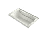 KOHLER K-1224-GHLW Mariposa 66" x 36" integral flange Heated BubbleMassage air bath with Bask heated surface and left-hand drain