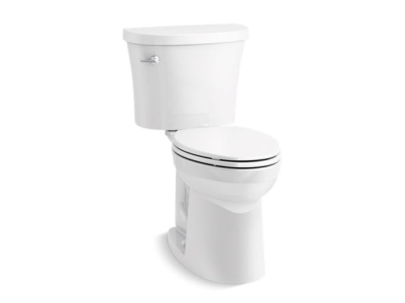 KOHLER K-26077 Kingston The Complete Solution two-piece elongated chair height 1.28 gpf chair-height toilet