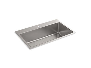 KOHLER K-31466-1 Prologue 33" x 22" x 9" top-mount/undermount single-bowl kitchen sink
