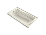 KOHLER K-1257-L Mariposa 72" x 36" alcove whirlpool bath with integral flange and left-hand drain