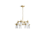 KOHLER K-31759-CH08 Riff 35" x 32-1/2" eight-light chandelier