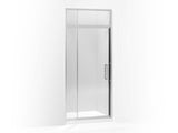 KOHLER 705819-L-SH Lattis Pivot Shower Door With Sliding Steam Transom, 89-1/2" H X 36 - 39" W, With 3/8" Thick Crystal Clear Glass in Bright Silver