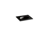 KOHLER K-2791-1 Ceramic/Impressions 25" oval vanity-top bathroom sink with single faucet hole