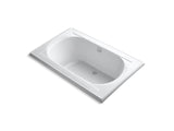KOHLER K-1169-W1 Memoirs 66" x 42" drop-in bath with Bask heated surface and end drain