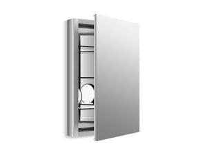 KOHLER K-99003 Verdera 20" W x 30" H aluminum medicine cabinet with adjustable magnifying mirror and slow-close door
