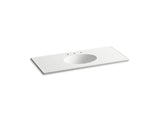KOHLER K-2891-8 Ceramic/Impressions 49" Vitreous china vanity top with integrated oval sink