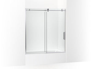 KOHLER K-701694-L Composed 62" H sliding bath door with 3/8" - thick glass